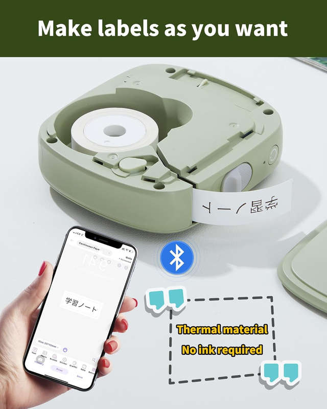 HPRT Q2 - Portable Bluetooth Wireless Label Printer - Home/School