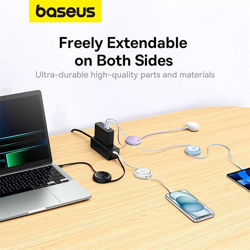 Baseus Free2Draw 100W Mini Retractable Charging Cable