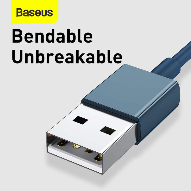 Baseus Superior Series Fast Charging Data Cable USB to M+L+C 3.5A 1.5m