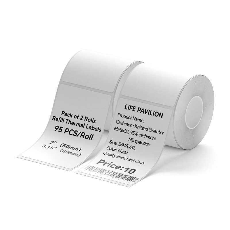 Niimbot White Label Tape Set For (3 Rolls) B21/B1/B3S