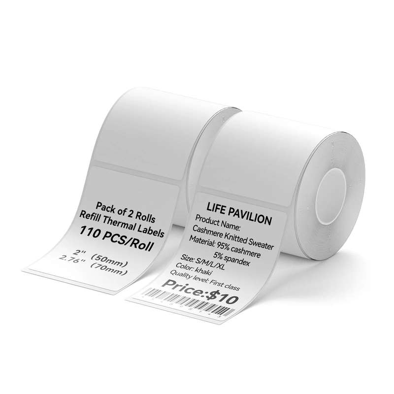 Niimbot White Label Tape Set For (3 Rolls) B21/B1/B3S
