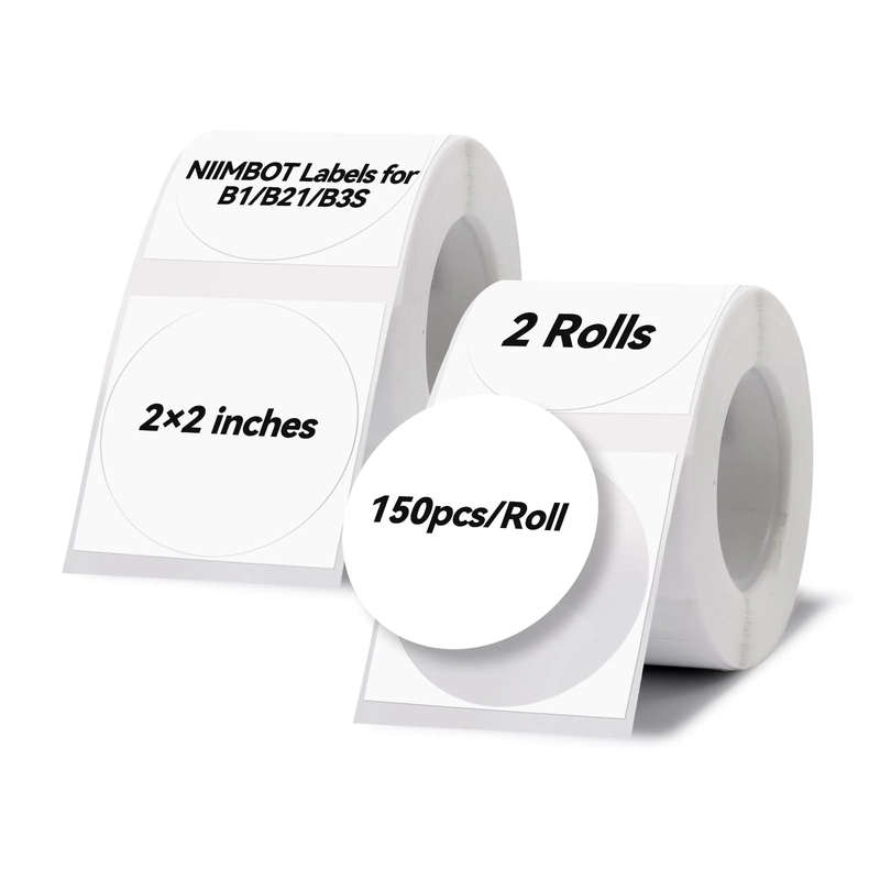 Niimbot White Label Tape Set For (3 Rolls) B21/B1/B3S