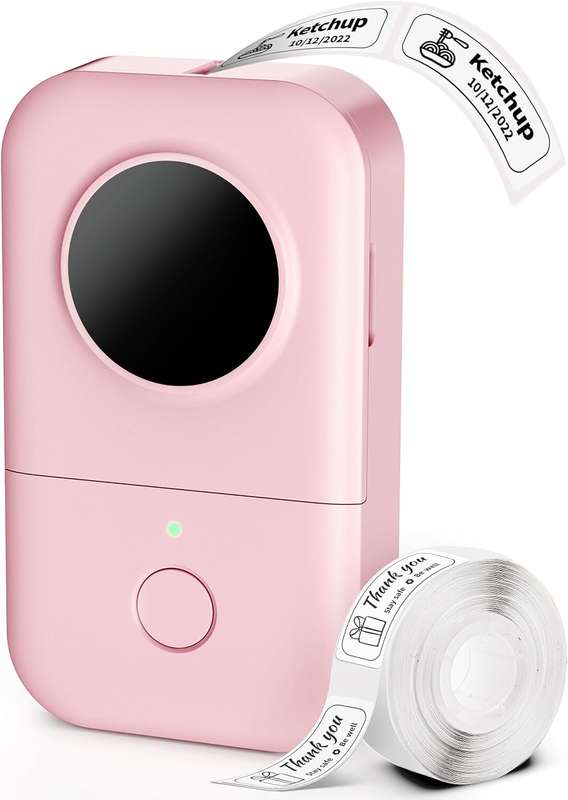 Phomemo - D30 - Home Bluetooth Label Maker - 203dpi Resolution - Kitchen Organization, Schools