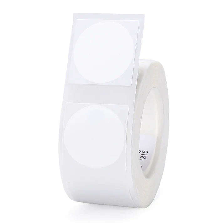 Niimbot White Round Label Tape - For B21/B1/B3S