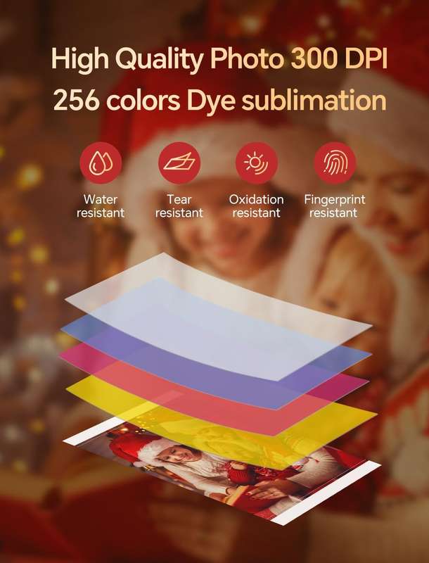 HPRT CP4100 - Wi-Fi Connection Instant 4*6 Paper Photo Printer