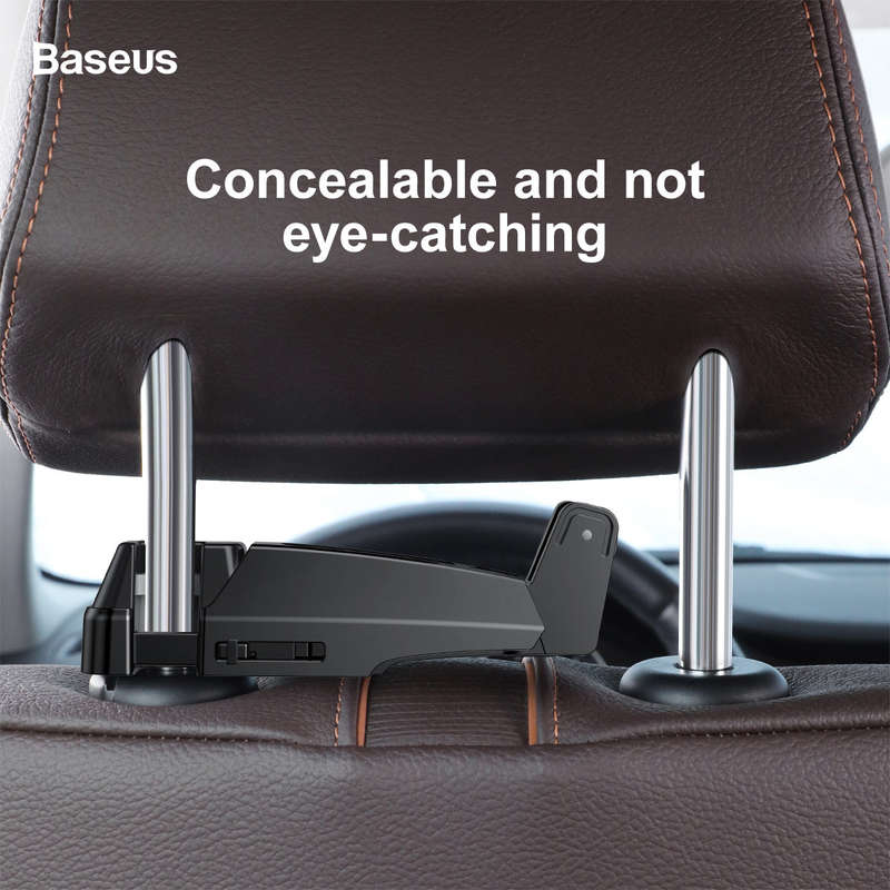 Baseus Backseat Car Phone Holder and Hook with Silicone Protection
