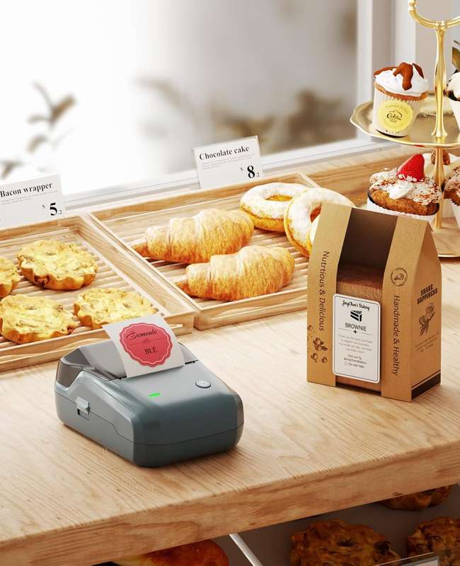 NIIMBOT B1 - Portable Thermal Label Printer - For Office & Small Biz