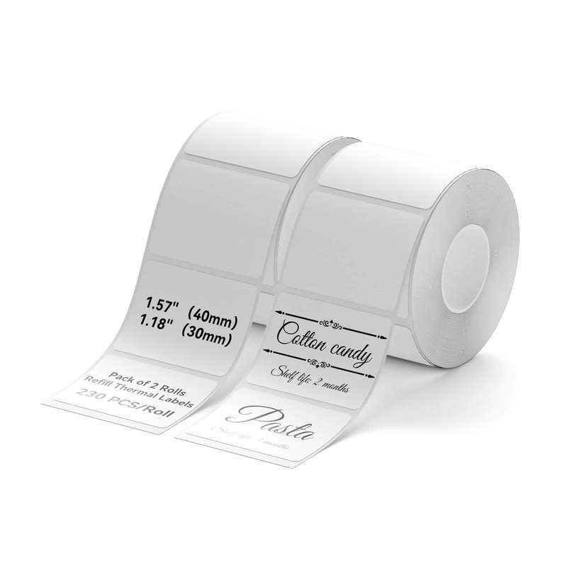 Niimbot White Label Tape Set For (3 Rolls) B21/B1/B3S