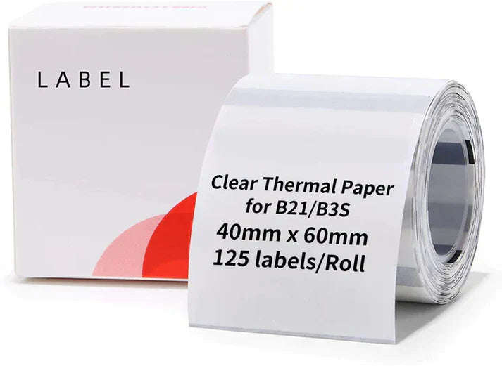 Niimbot Clear Series Thermal Label  For B21/B1/B3S
