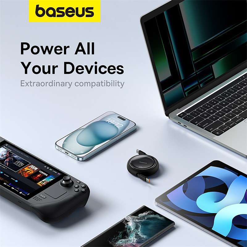 Baseus Free2Draw 100W Mini Retractable Charging Cable