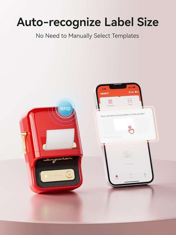 NIIMBOT B21 - Portable Thermal Printer - For Home & Office Organization