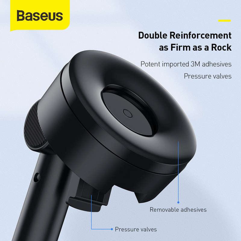 Baseus Simplism Gravity Car Mount With Suction For Cars/Vans/Trucks