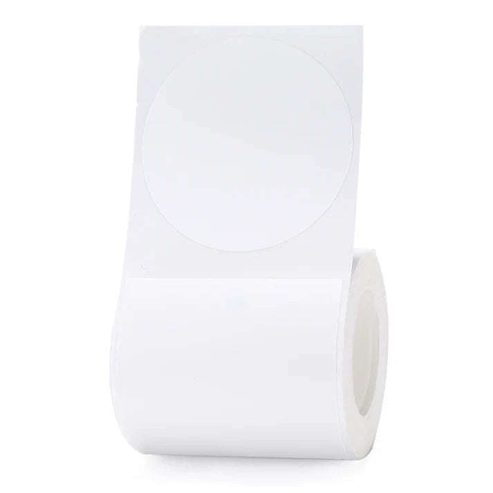 Niimbot White Round Label Tape - For B21/B1/B3S