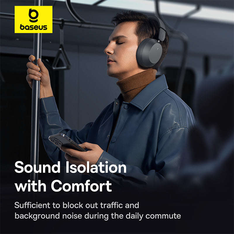 Baseus Bass 35 Max Wireless Headphones For Music/Travel