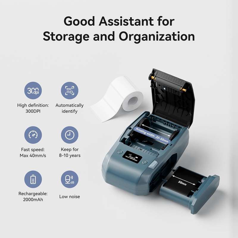 NIIMBOT M2 - Thermal Transfer Printer - For Manufacturing & Outdoor