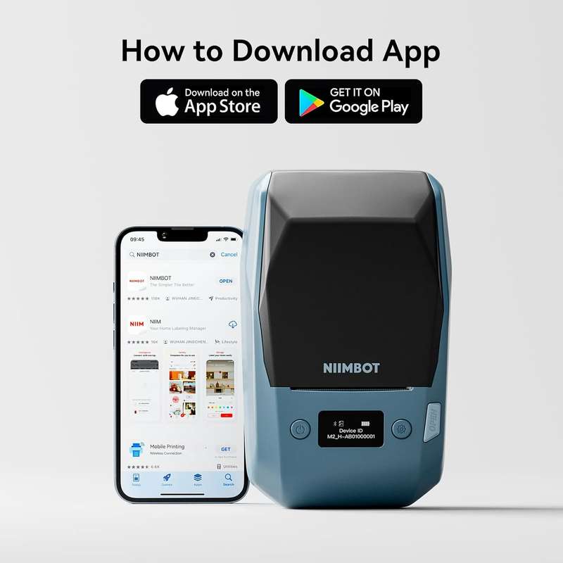 NIIMBOT M2 - Thermal Transfer Printer - For Manufacturing & Outdoor