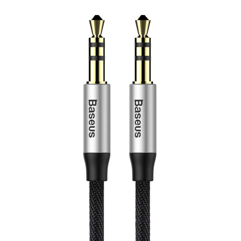 Baseus Yiven Audio Cable (Male to Male)M30 1m Silver + Black