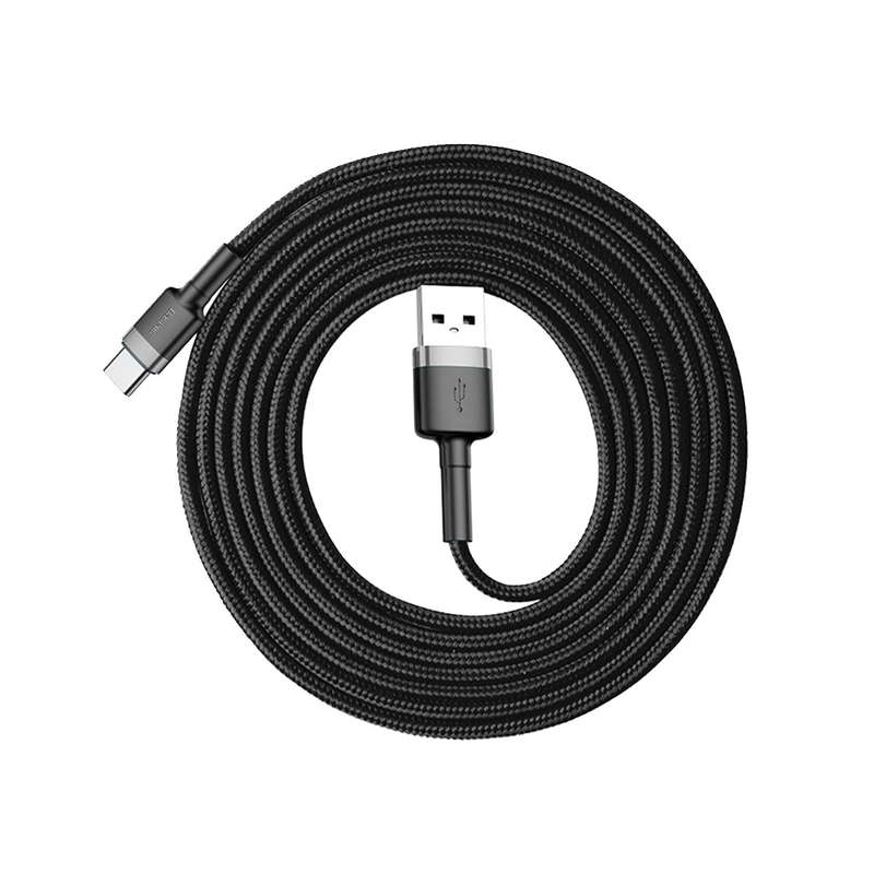 Baseus Cafule Series 1M USB to Type C Cable: 3A Fast Charge for Phones & Tablets