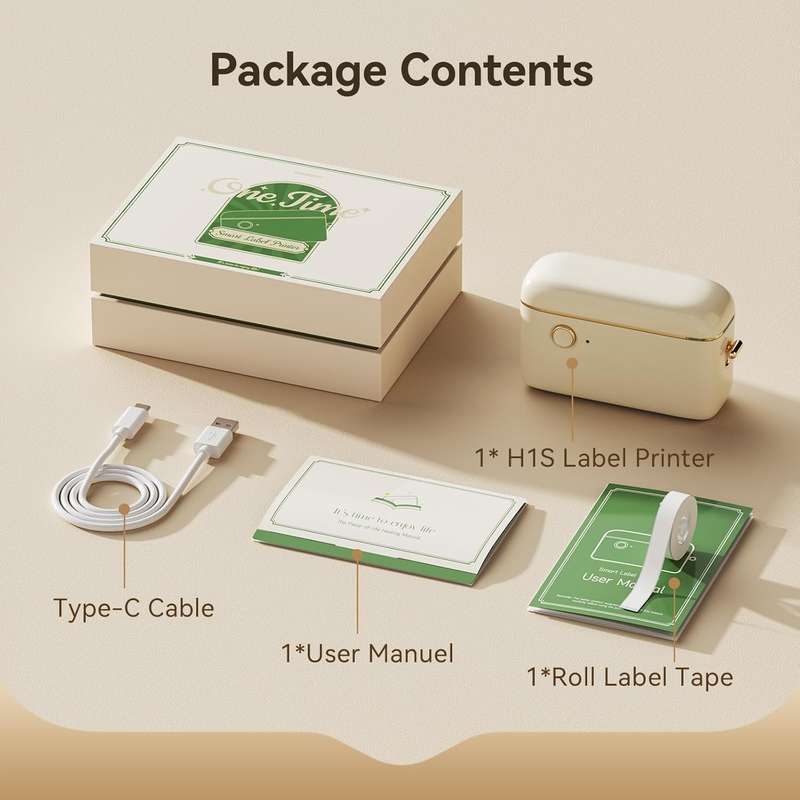 NIIMBOT H1S Portable & Stylish Thermal Printer- Home/School Use