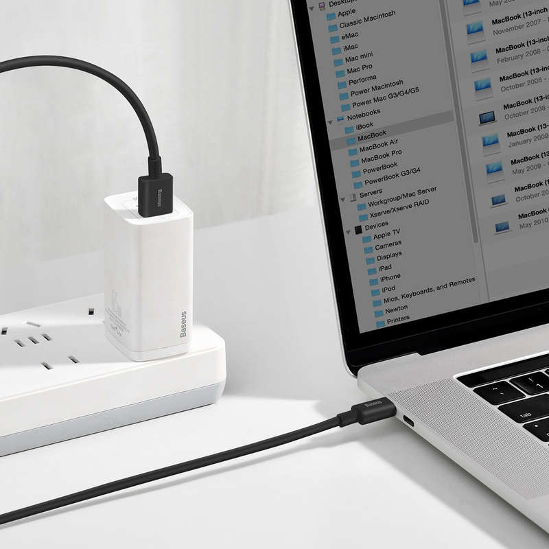 Baseus Superior Series Fast Charging and Data Cable USB to Type-C 66W 2M Black