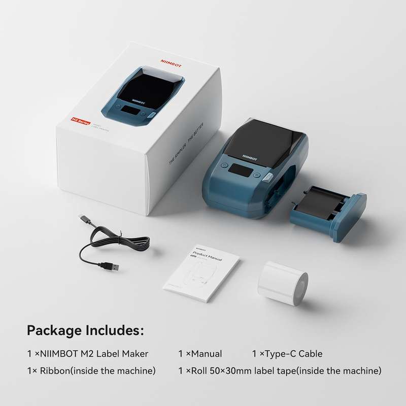 NIIMBOT M2 - Thermal Transfer Printer - For Manufacturing & Outdoor