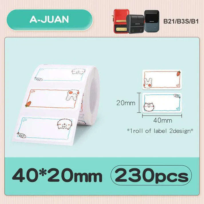Animal Series Thermal Label  for B21/B1/B3S