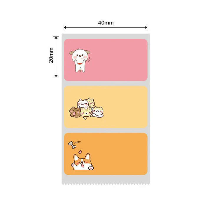 Animal Series Thermal Label  for B21/B1/B3S