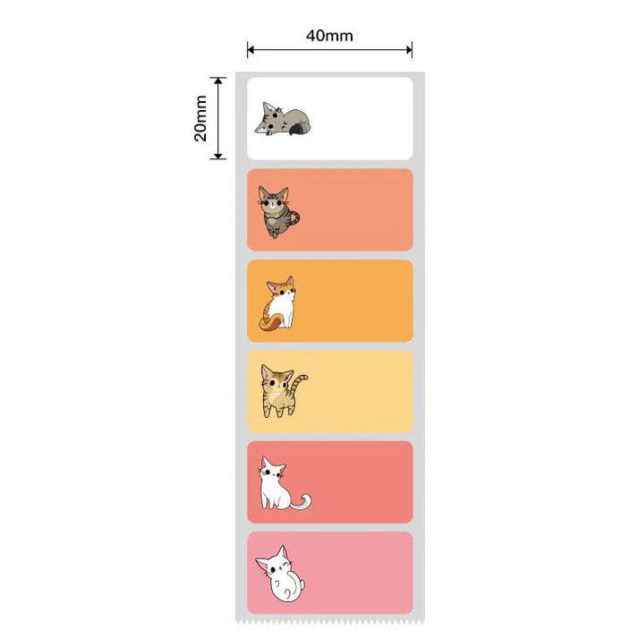 Animal Series Thermal Label  for B21/B1/B3S