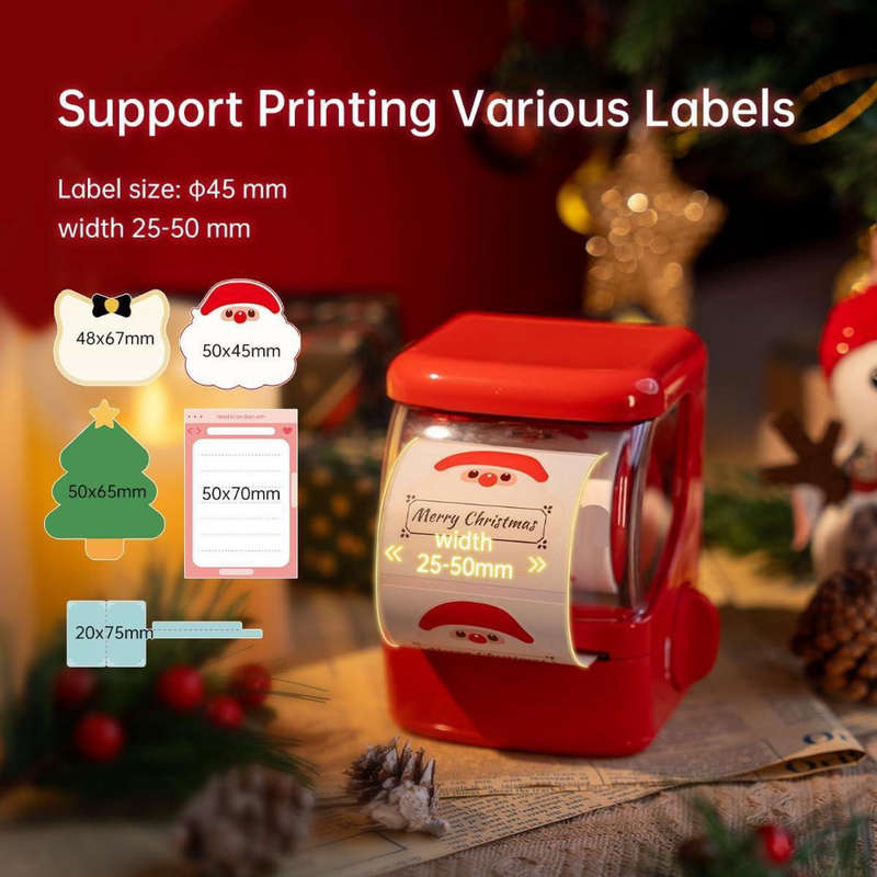 HPRT NEW1 Portable Thermal Label Printer with One Label Roll