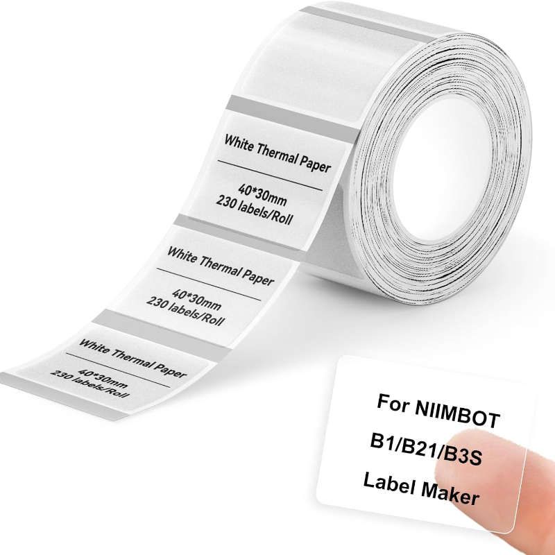 NIIMBOT B21 - White Large-format & High-speed Printer - For Warehouses