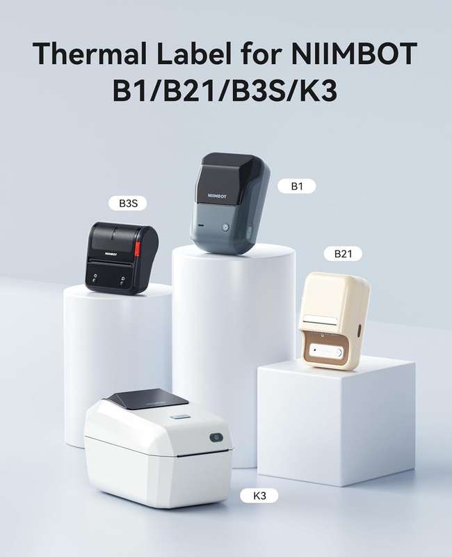 White Series Thermal Label for B21, B1, B3S