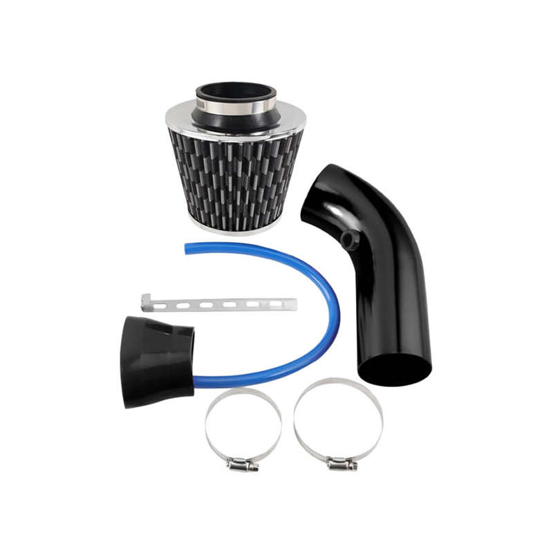 Universal Cold Air Intake Induction Pipe Hose With Filter Kit SY-LQQ0114A SILVER