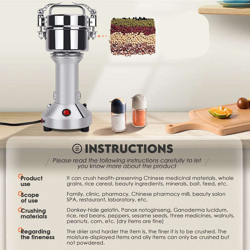 950W Electrical Grain Mill Grinder AD-575