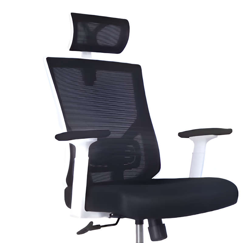 Mi-Ergo Continental High Back Office Chair with Head Rest and Adjustable Lumbar Support