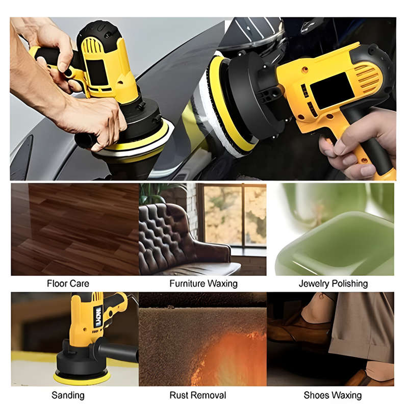 125mm Portable Car Polisher - Compact and Efficient Auto Detailing Tool  DWE6401