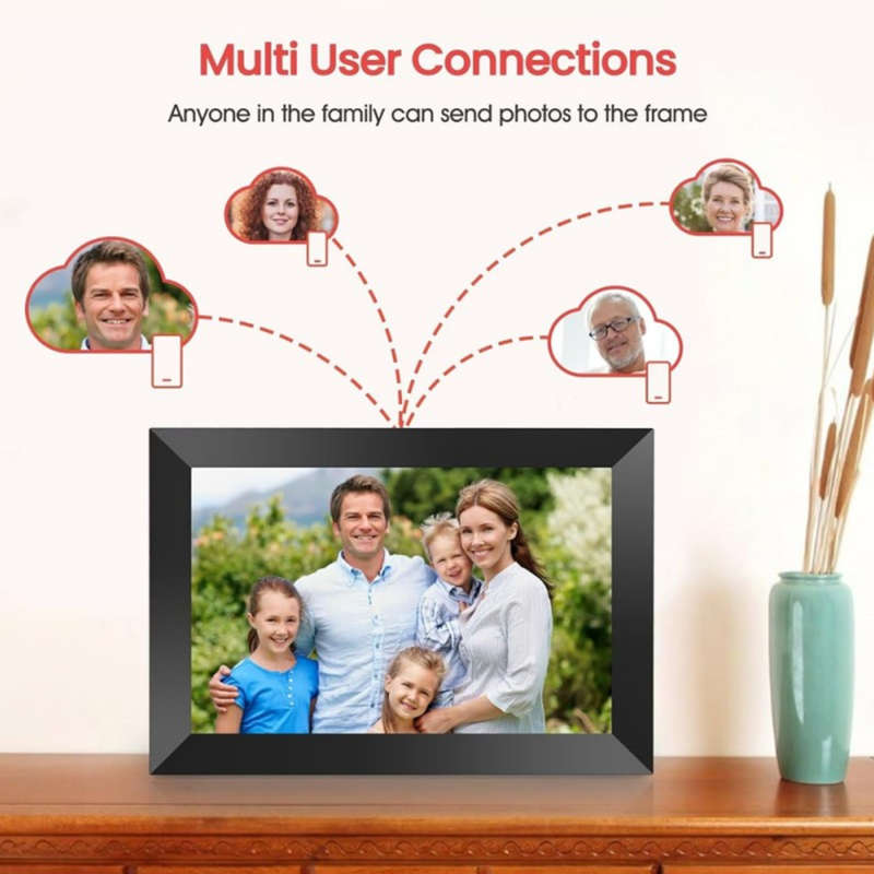 16-Inch Frameo Wireless HD Digital Photo and Video Frame Display  Q-L808 BLACK