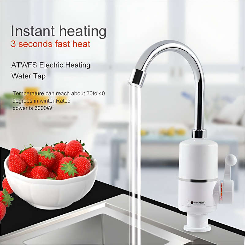 Electric Instant Water Heater Tap for Bathroom/Kitchen