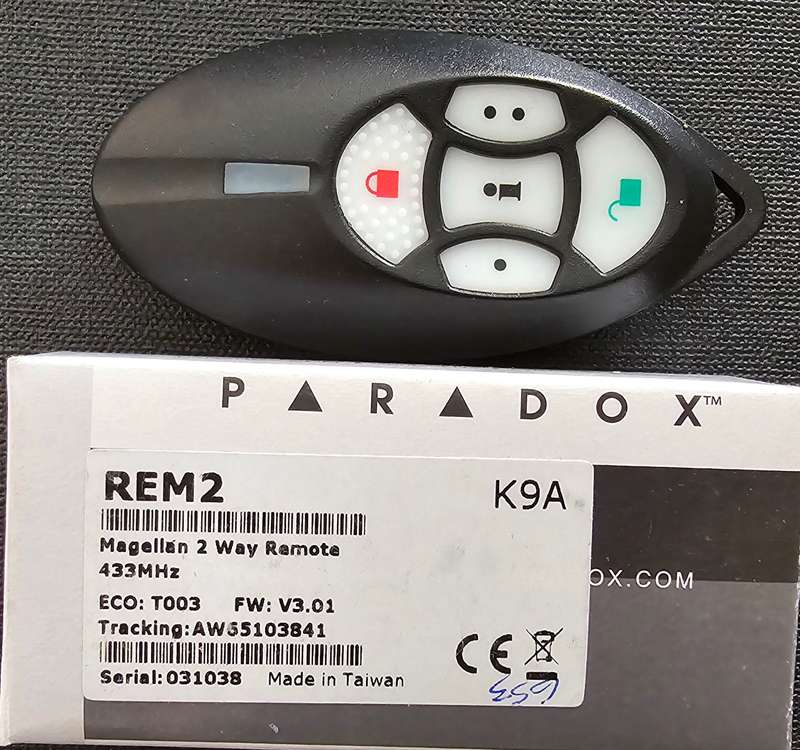 Brand new Paradox Rem2 remote