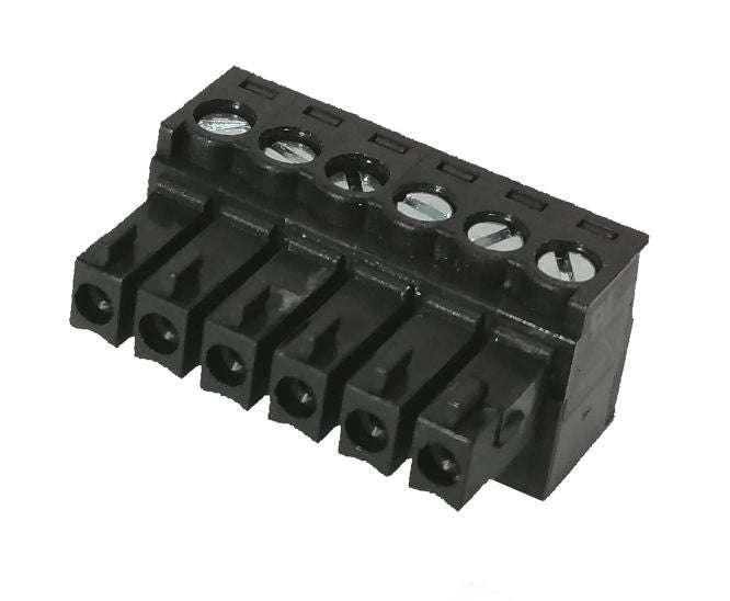 Socket str 6w plug-in 3.5mm black 15edgk-3.5-06p-13-00ah
