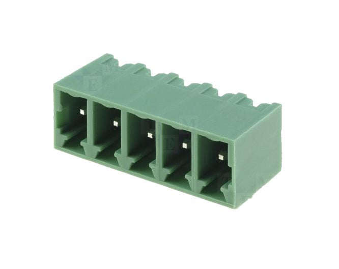 Header str pcb-mnt 05p closed p=3.81 250vac 7a 15edgvc-3.81-05p-14-00a(h)