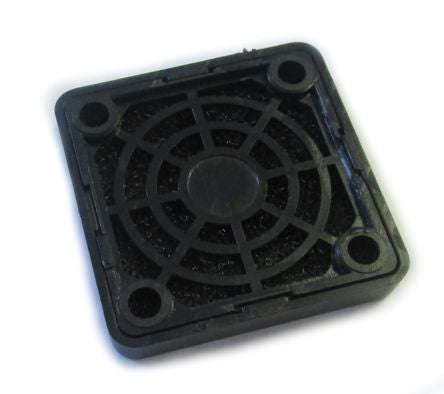 Plastic filter finger/fan guard black 40mm 3-piece 180028