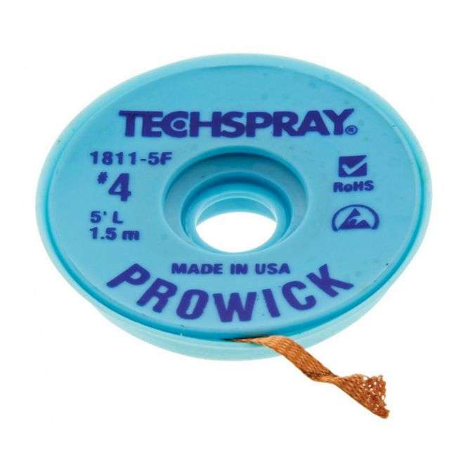 Desoldering braid / wick / tape 2.5mm blue l=1.5m 1811-5f s#4