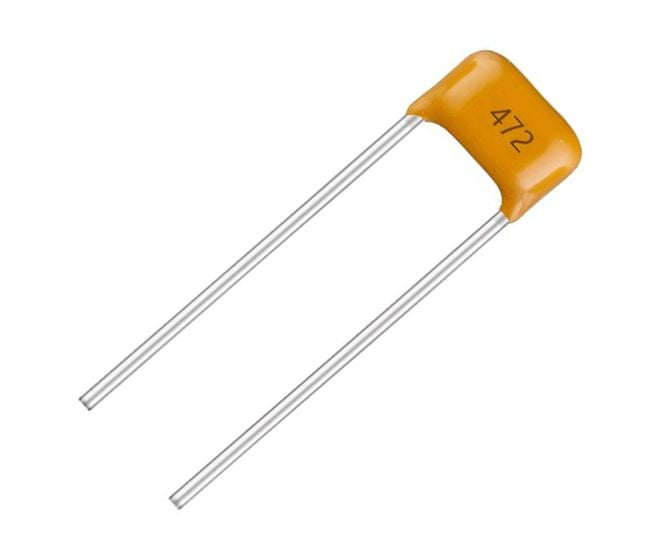 Ceramic capacitor m/l radial 120pf 50v p=2.5 cc4-0805n-121j500