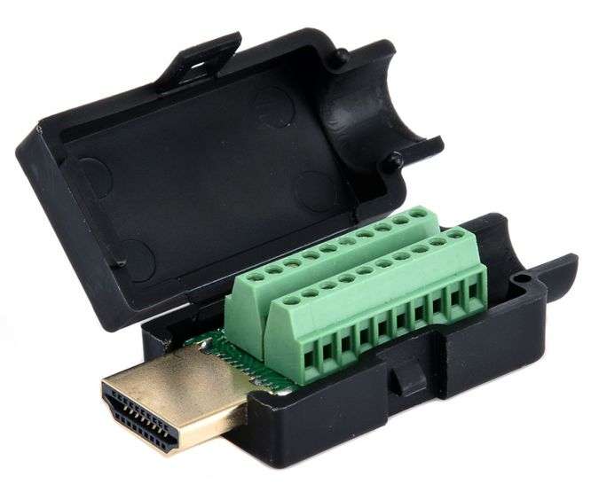 19p hdmi male to 20p breakout board 190148