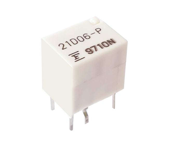 Relay pcb mount 6vdc rect 6pin 21d06-p
