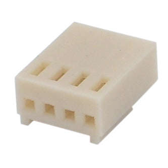 Connector housing sil p=2.54 4w h2542-04