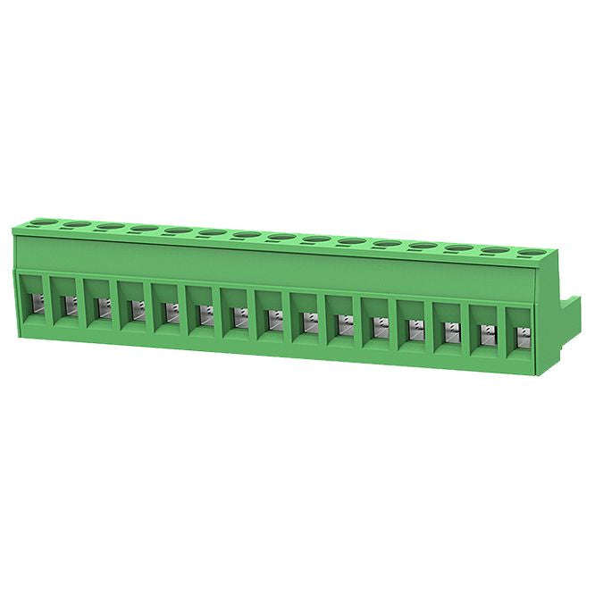Socket connector str in-line 15-way p=5.08 2edgk-5.08-15p-14-00ah