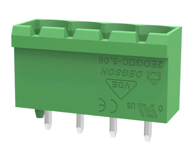Header str pcb-mnt 04-pin c 5.08 2edgvc-5.08-04p-14-00a(h)