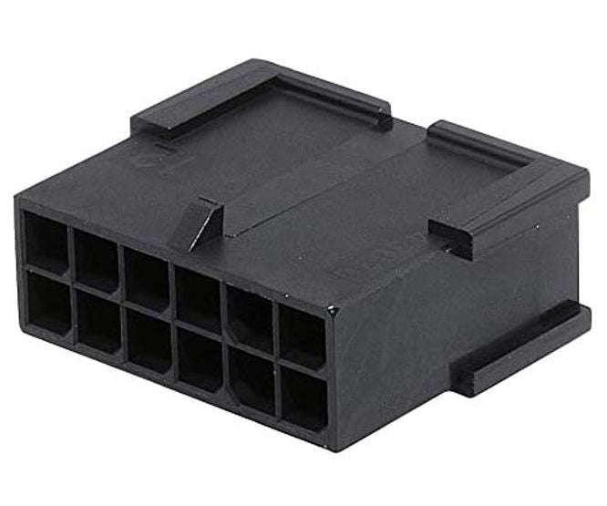 Housing plug dil 12w p=3.0mm 43020-1201