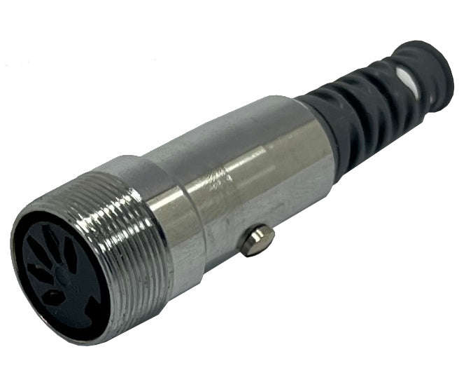 Socket din inline 5w 45d metal w/relief 508503-026